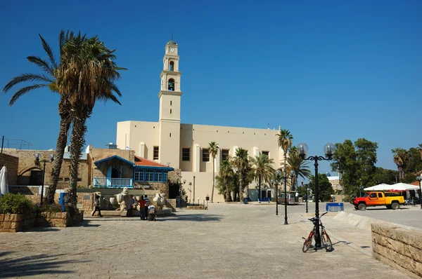 Famosa Iglesia de San Pedro en la antigua Jaffa, Israel —  Fotos de Stock