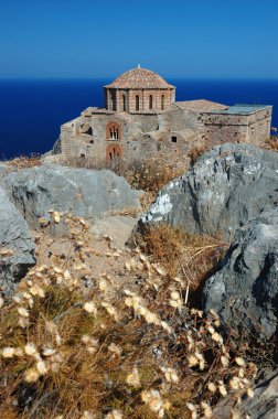 Kilise, agia sofia, monemvasia, Yunanistan