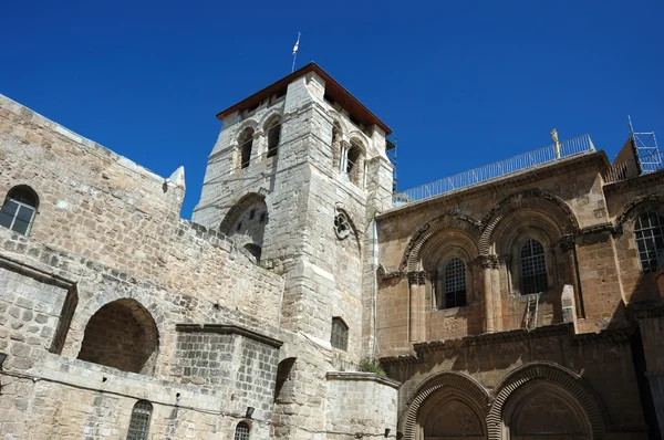 Kyrkan av den heliga grav eller påsk graven i gamla jerusale — Stockfoto