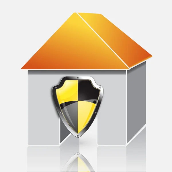 Concept de protection du domicile — Image vectorielle