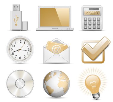 Office Icon Set clipart