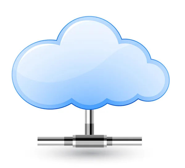 Хмара мережі — стоковий вектор