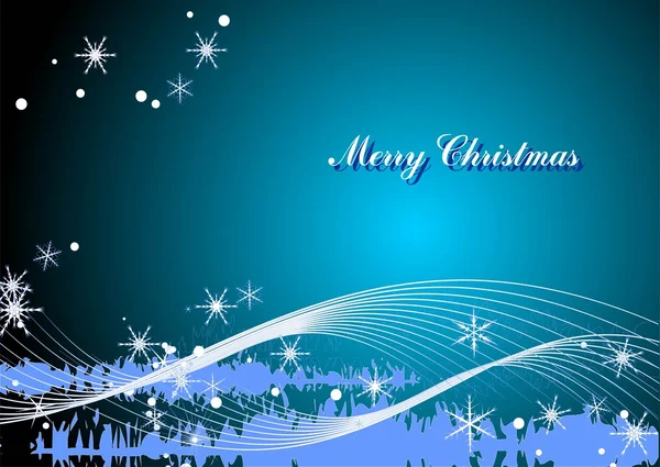 Greeting card - Merry Christmas — Stock Vector