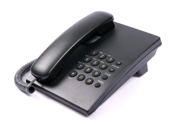 Teléfono negro — Foto de Stock
