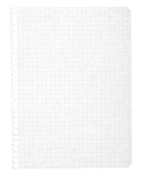 Quaderno bianco — Foto Stock