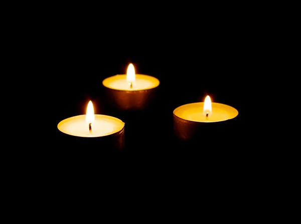 Burning candle — Stock Photo, Image