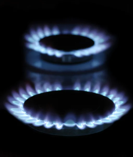 Chamas de gás — Fotografia de Stock