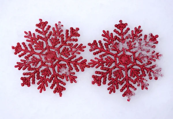 Mooie sneeuwvlokken — Stockfoto