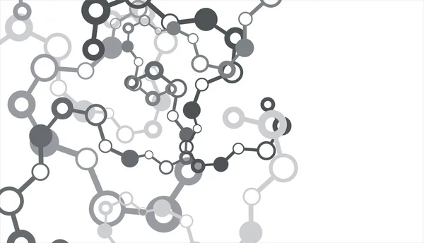 Molekül zincirler — Stok Vektör