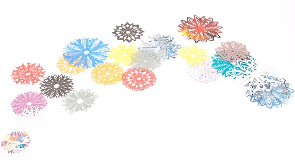 stock image Origami snowflakes