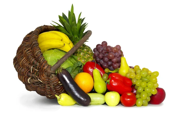 Samenstelling met verschillende soorten fruit — Stockfoto
