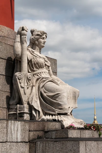 Statue of Neva — Stock Photo, Image