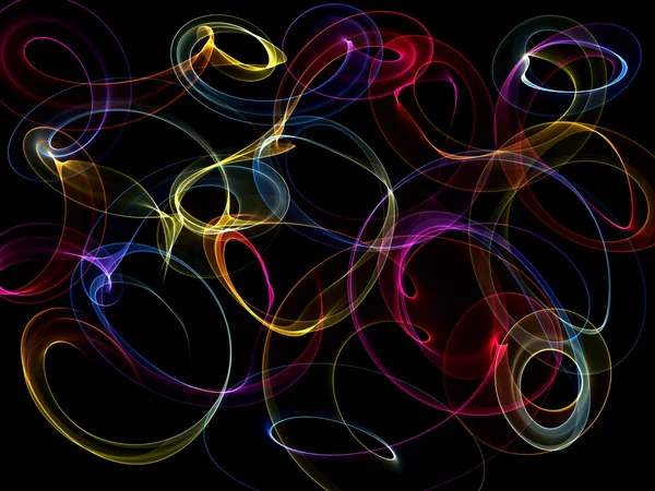 Abstract pattern on black background — Stock Photo, Image