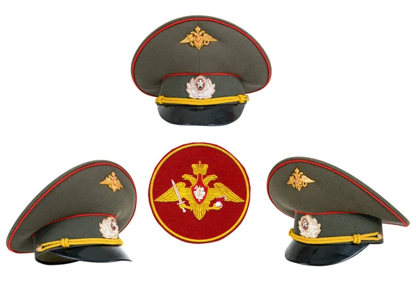 俄罗斯军官帽 — 图库照片