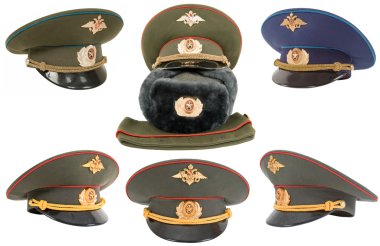 Russian Military Officer Cap clipart