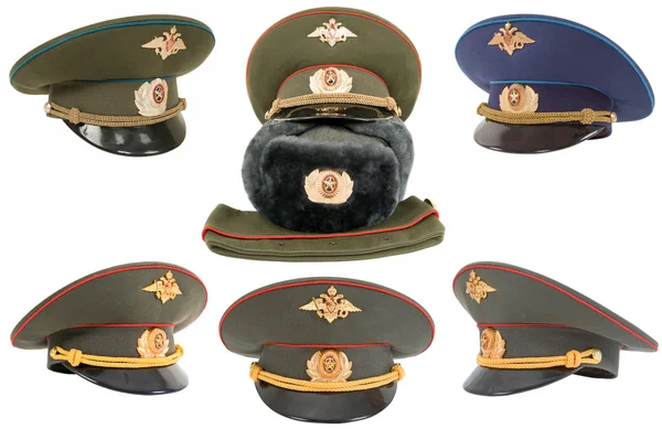 俄罗斯军官帽 — 图库照片