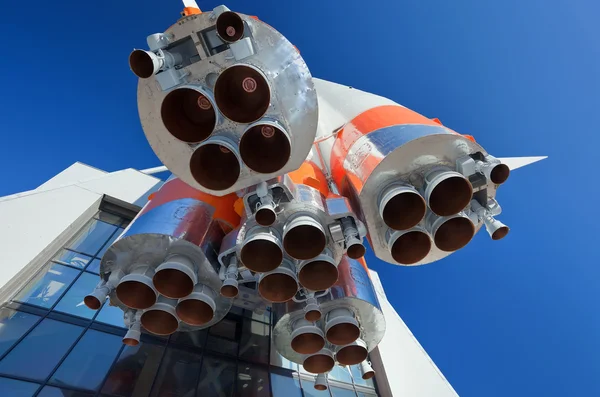 stock image Details of space rocket engine