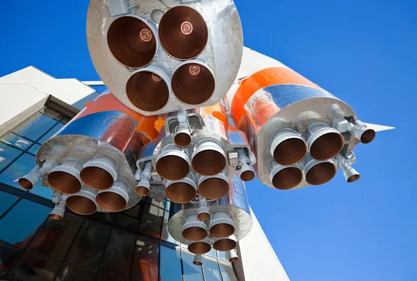 Detalles del motor del cohete espacial — Foto de Stock