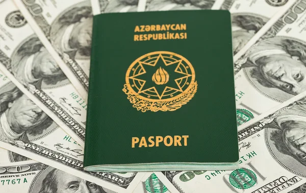Паспорт Азербайджана — стоковое фото
