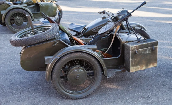 Stary motocykl wojskowych — Zdjęcie stockowe