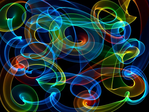 Abstract pattern on black background — Stock Photo, Image