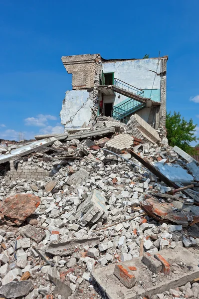 Зруйновані будівлі — стокове фото