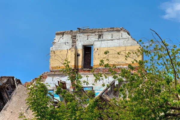 Edificio distrutto — Foto Stock