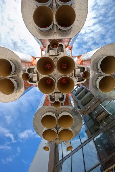 Details van ruimteraketmotor — Stockfoto