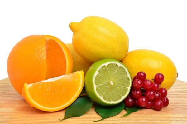 Citrusvruchten en cranberry — Stockfoto