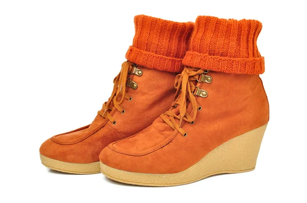 Dámská zimní obuv — Stock fotografie