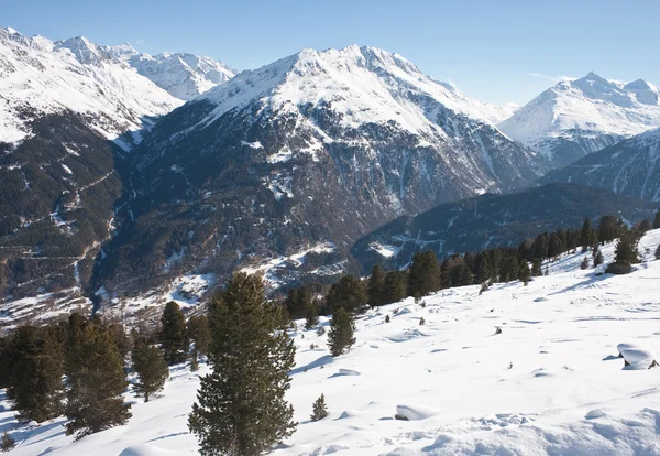 Skigebiet solden. Österreich — Stockfoto