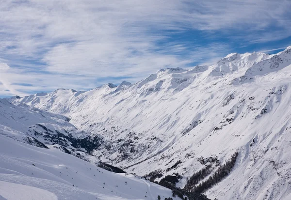 Skigebiet Hohrgurgl. Österreich — Stockfoto