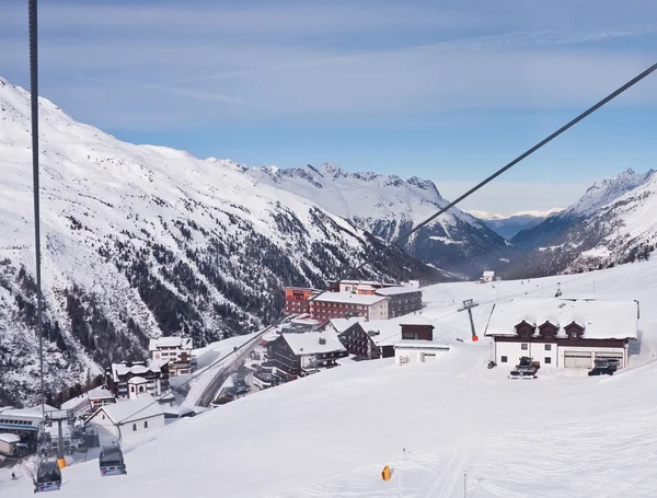 Ski resort hohrgurgl. Avusturya — Stok fotoğraf