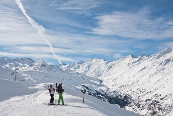 Ośrodek narciarski hohrgurgl. Austria — Zdjęcie stockowe