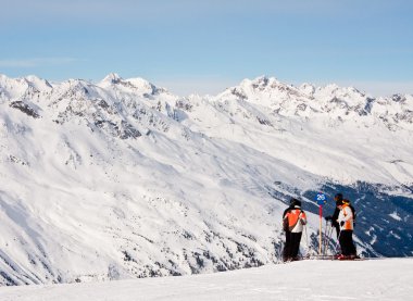 Ski resort Hohrgurgl. Austria clipart