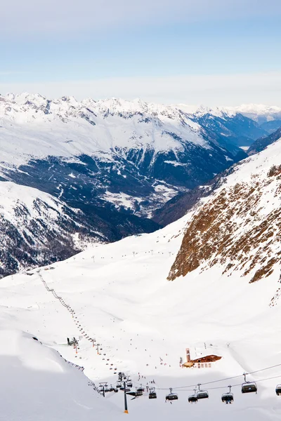 스키 리조트 hohrgurgl입니다. 오스트리아 — 스톡 사진