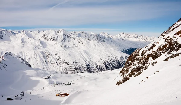 Skigebiet Hohrgurgl. Österreich — Stockfoto