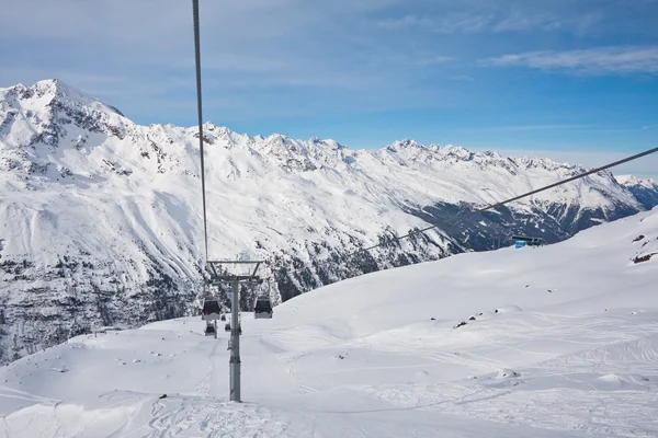 Ski resort hohrgurgl. Avusturya — Stok fotoğraf