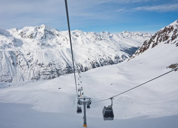 Ski resort hohrgurgl. Oostenrijk — Stockfoto