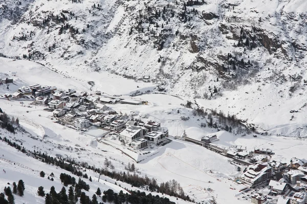 Estância de esqui Obergurgl. Áustria — Fotografia de Stock