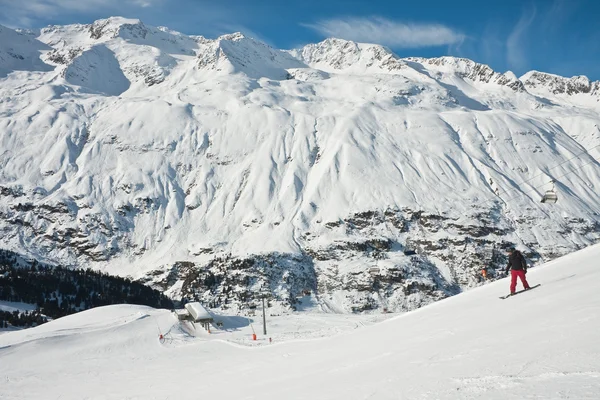 Ski resort obergurgl. Österrike — Stockfoto