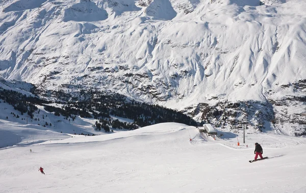 Ski resort obergurgl. Avusturya — Stok fotoğraf