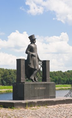 Monument to Alexander Pushkin in Tver, Russia