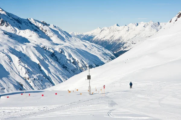 Ski resort obergurgl. Avusturya — Stok fotoğraf