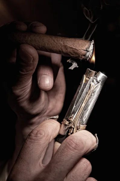 雪茄打火机 — 图库照片