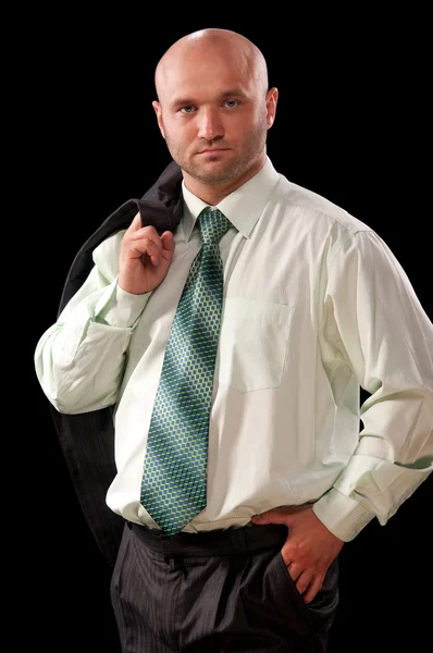 Mann im Business-Anzug — Stockfoto