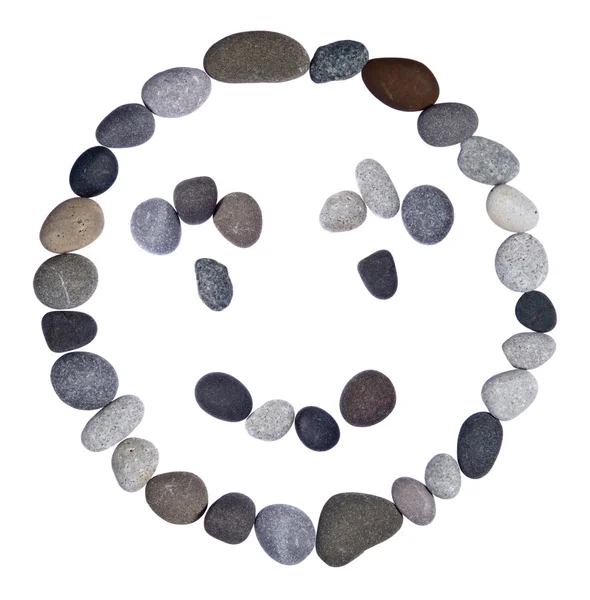 stock image Emoticon smiley stone