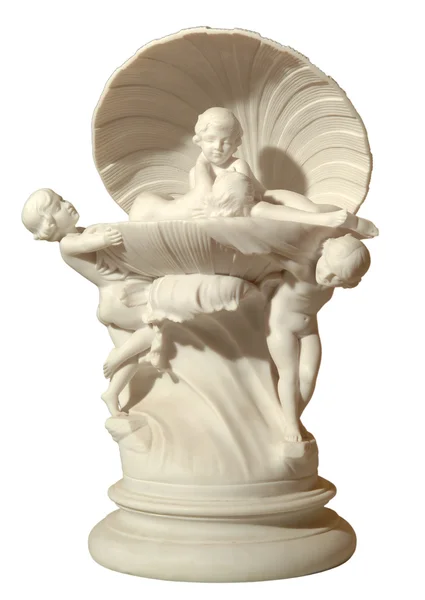 Статуя с тремя девушками — стоковое фото