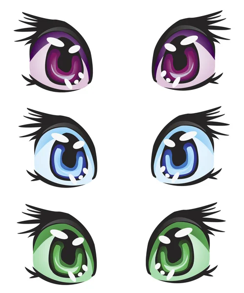 stock vector Illustration eye miscellaneous of the colour