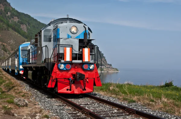 Diesel tåg — Stockfoto